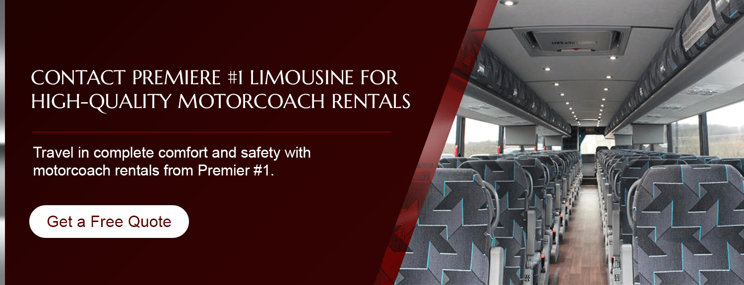 Contact Premiere #1 Limousine for High-Quality Motorcoach Rentals
