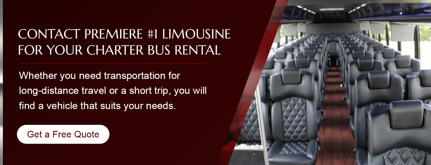 Contact Premiere #1 Limousine for Your Charter Bus Rental 