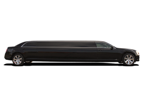 black chrysler 300 limo