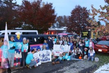 Relay for life and pink limousine
